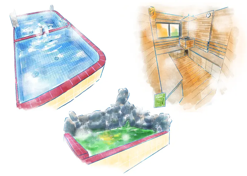 ほっこり、まったり花の湯